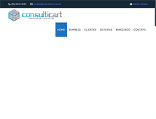 Tablet Screenshot of consulticart.com.br